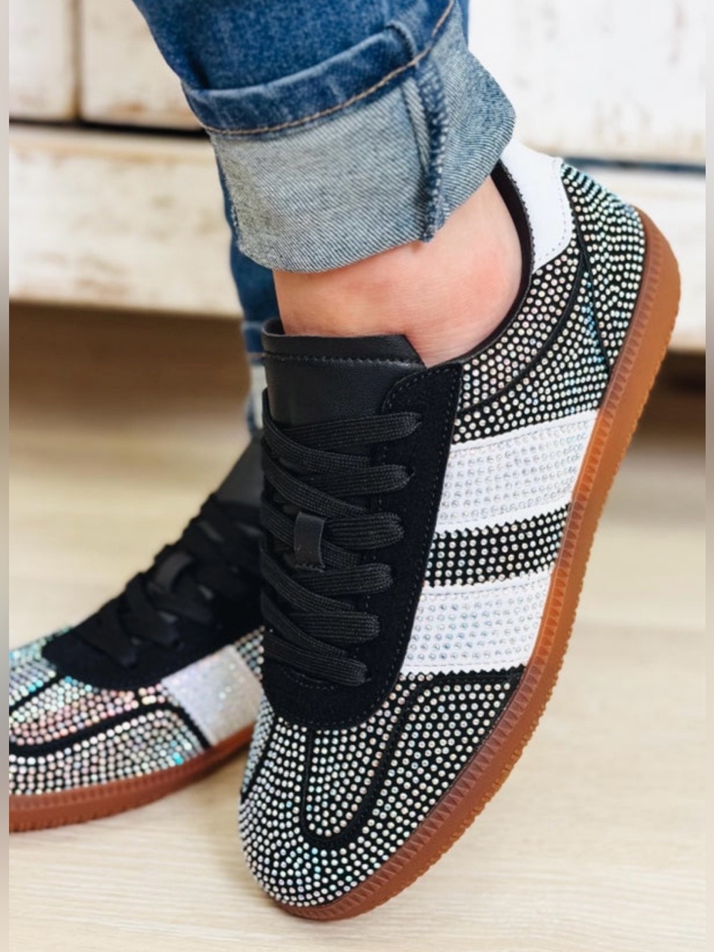Rhinestone Sneaker